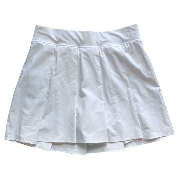 Abercrombie & Fitch Pleated Traveler Skort Tennis Skirt in White Women’s Medium - Picture 4 of 8